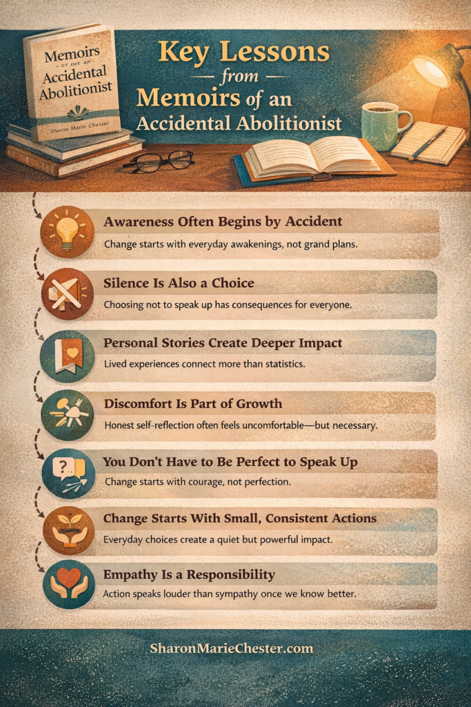 Key Lessons from Memoirs of an Accidental Abolitionist
